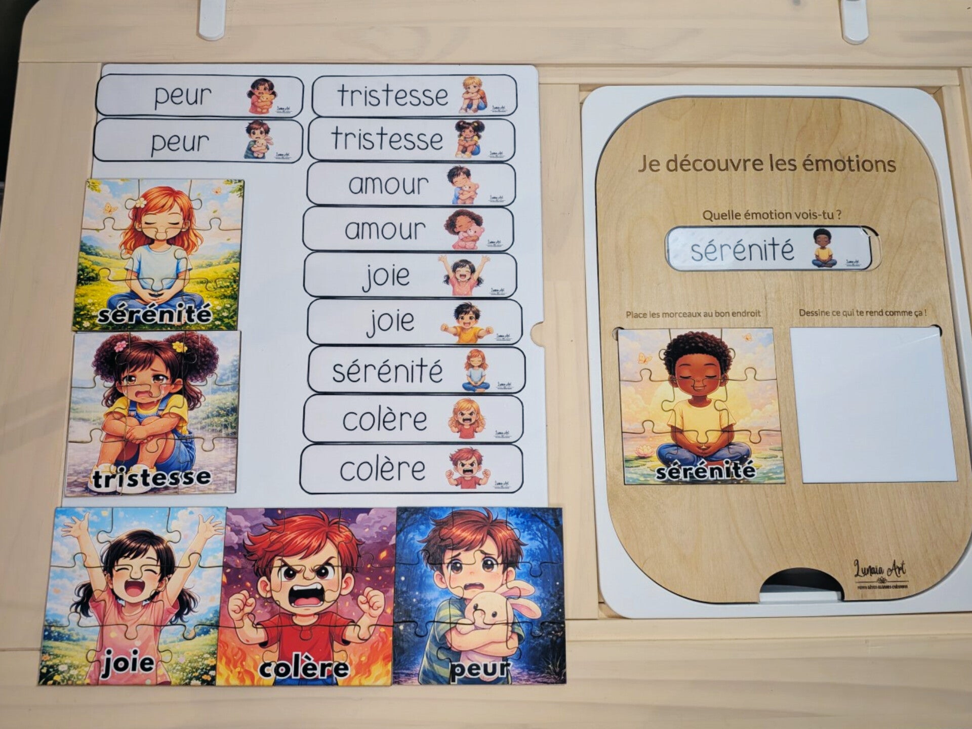 Je découvre les émotions