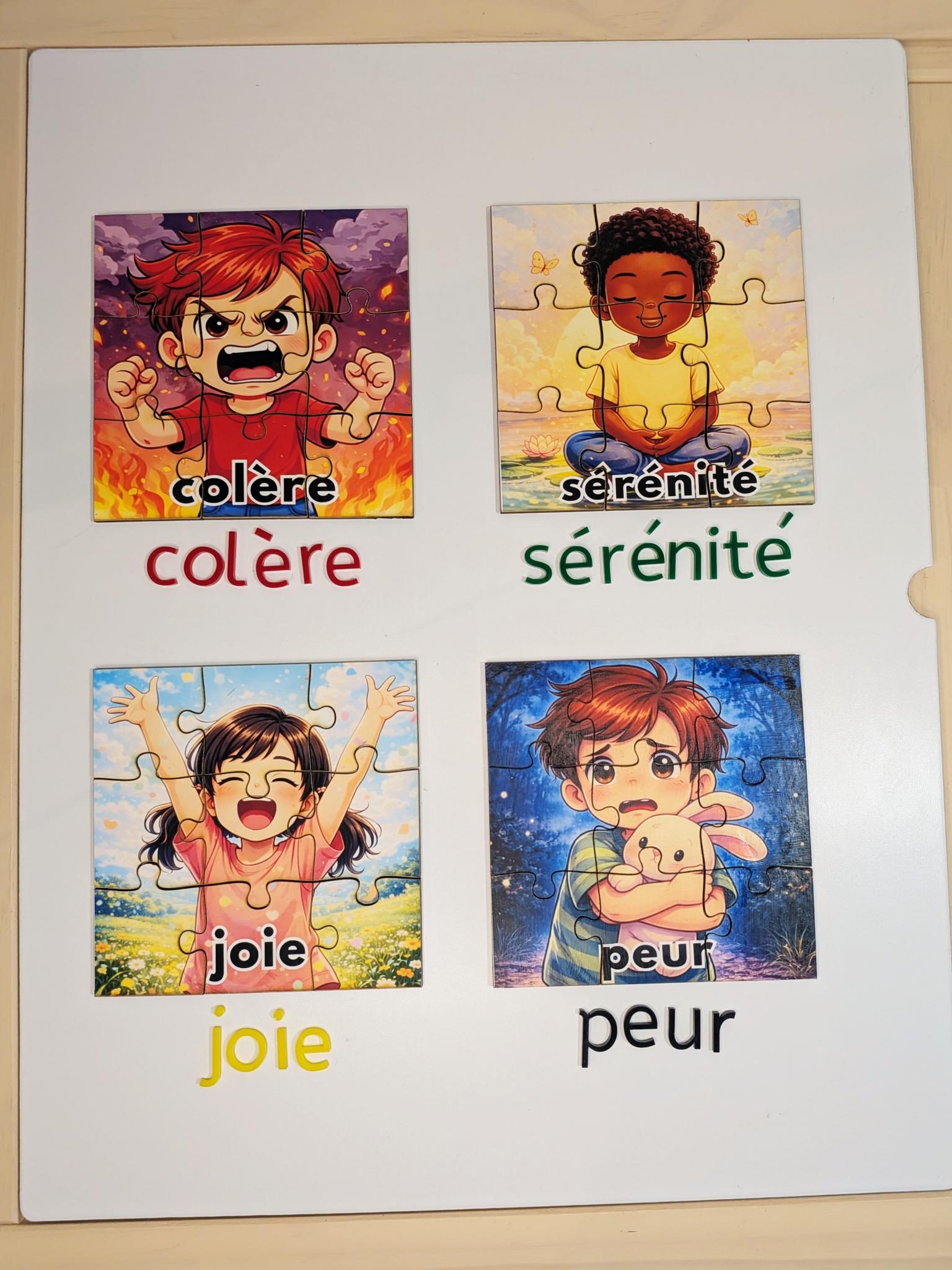 Je découvre les émotions
