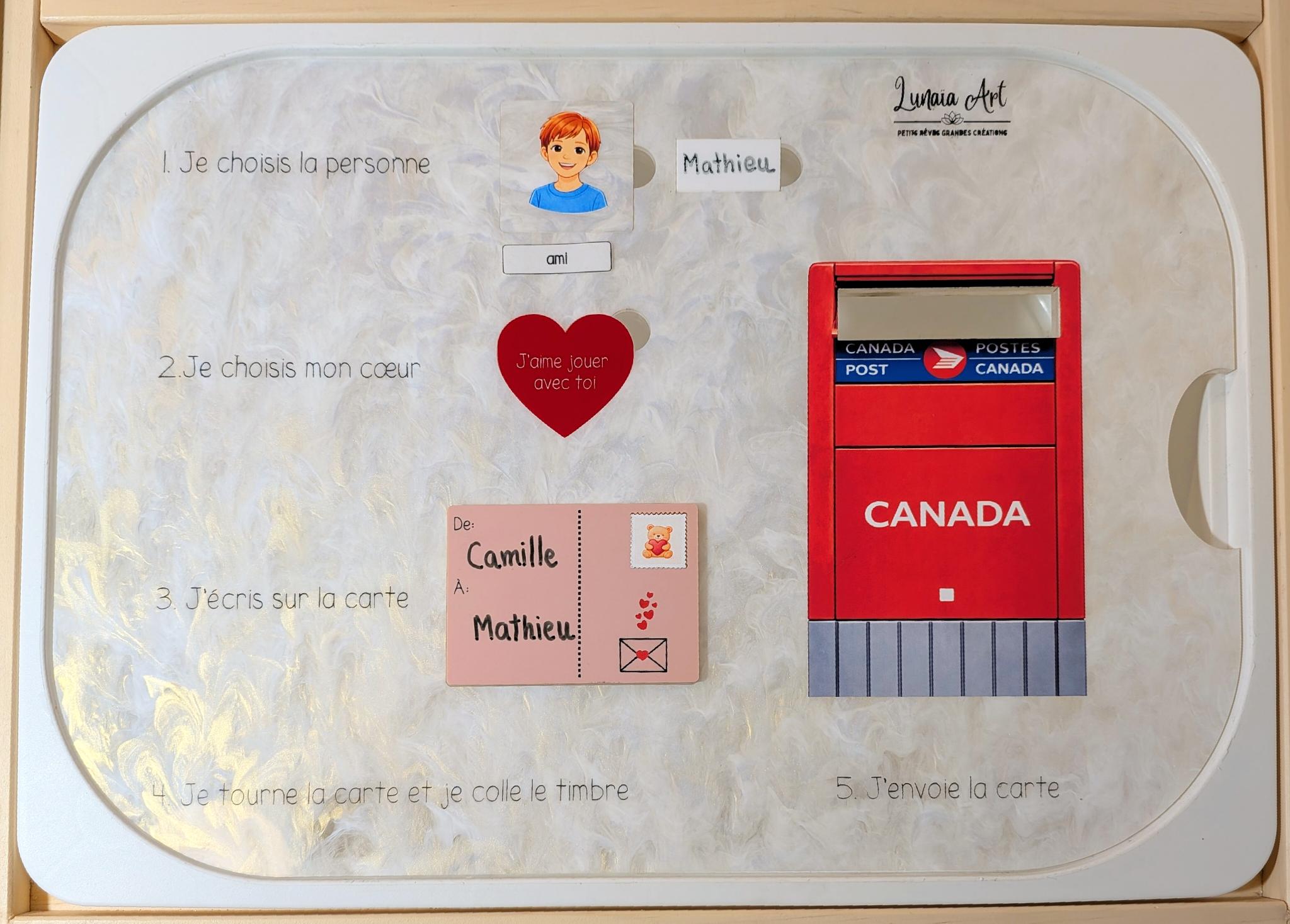 Les Mots du Coeur - Poste interactive