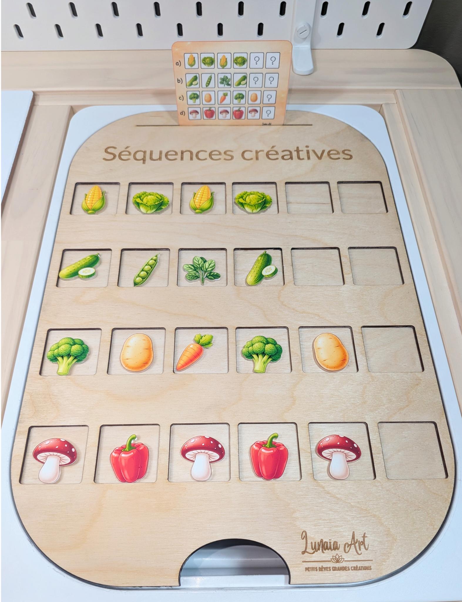 Légumes – Séquences créatives