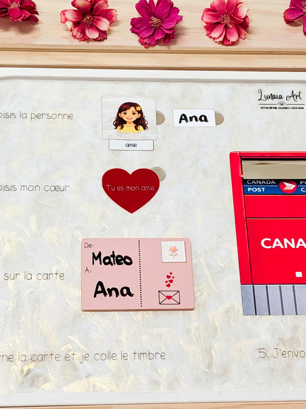 Les Mots du Coeur - Poste interactive