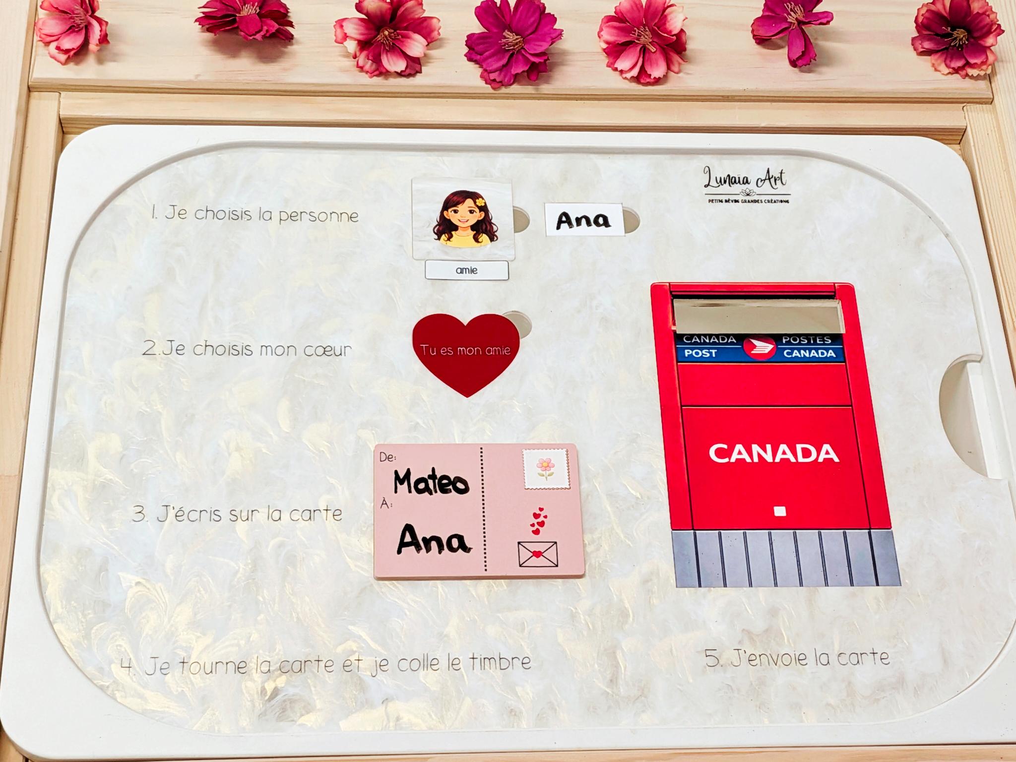 Les Mots du Coeur - Poste interactive