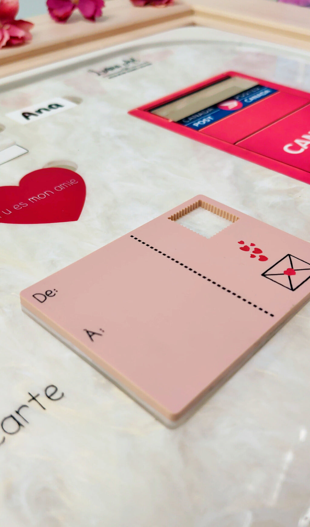 Les Mots du Coeur - Poste interactive