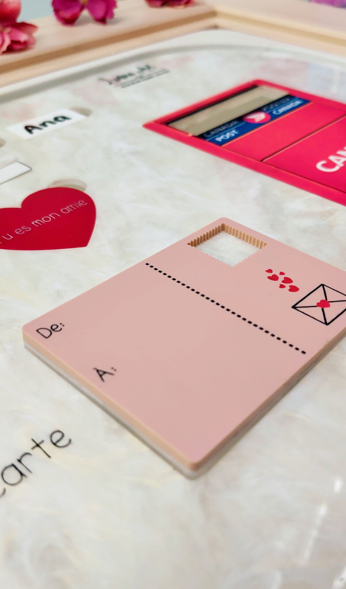 Les Mots du Coeur - Poste interactive