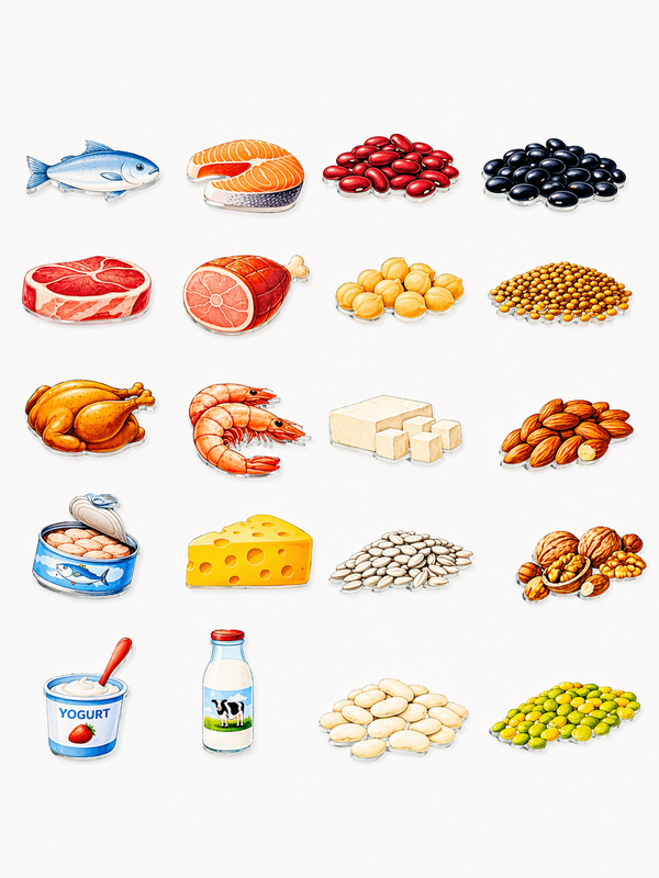 Alimentation (acryliques)