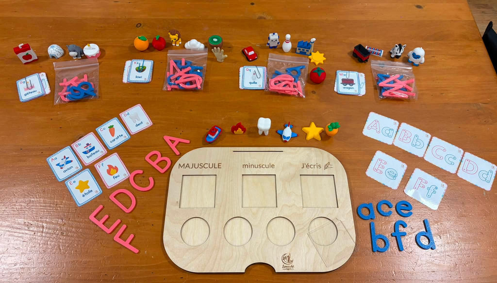 Je découvre les lettres en 3D - Ensemble de départ!