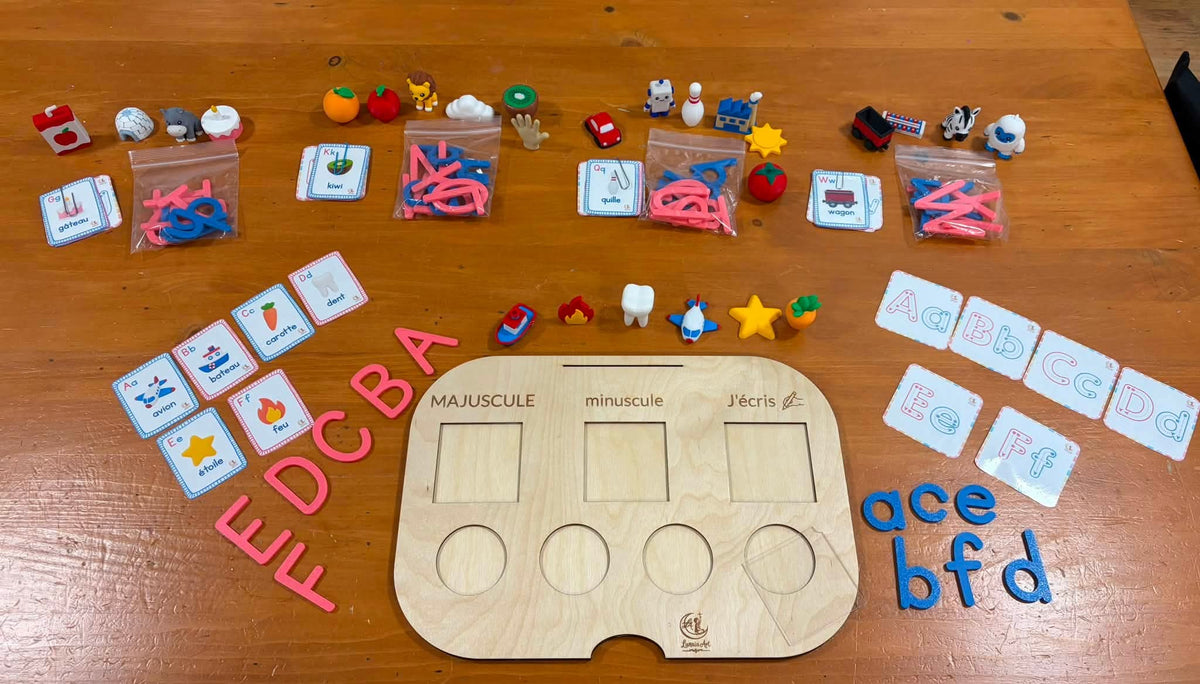 Je découvre les lettres en 3D - Ensemble de départ!