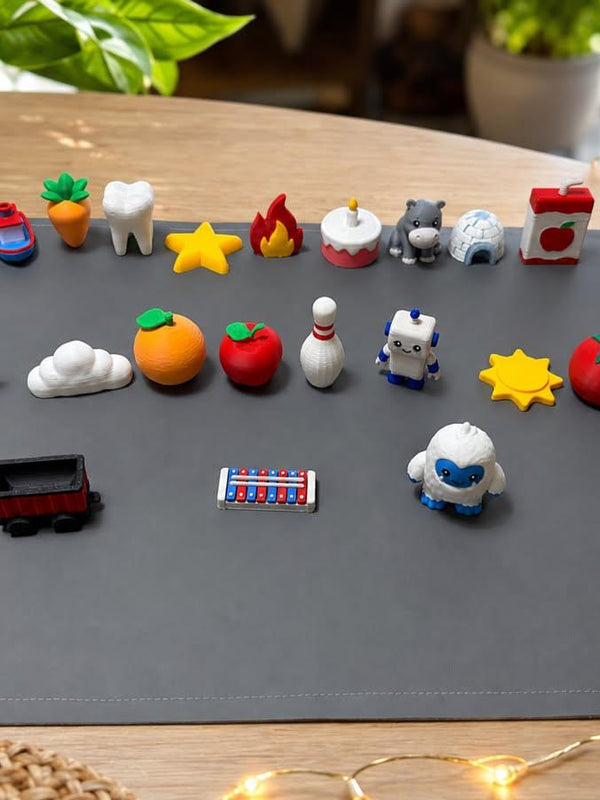 Je découvre les lettres en 3D - Ensemble de départ!