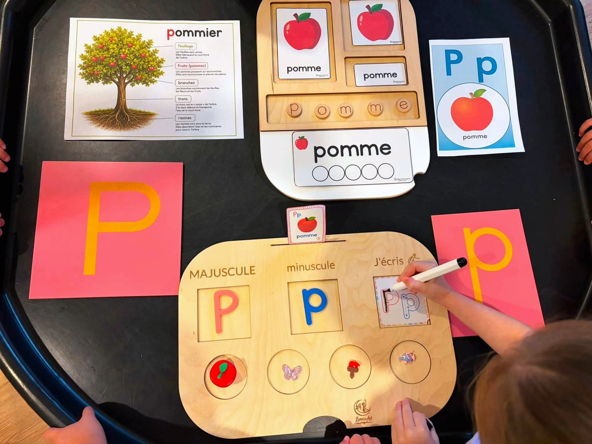 Je découvre les lettres en 3D - Ensemble de départ!